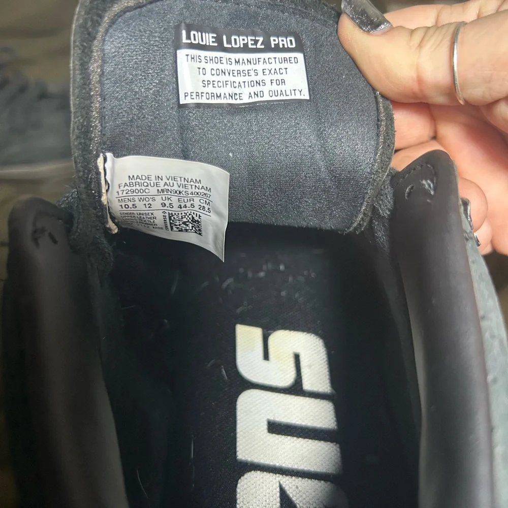 Converse Men's Black Sneakers - Picture 3 of 4